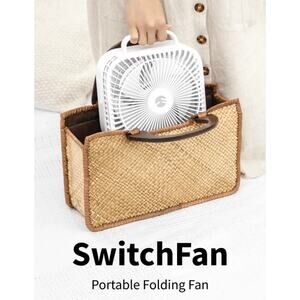 SwitchFan Style Portable Folding Fan Oscelating Telescoping Travel Desk FloorUSB